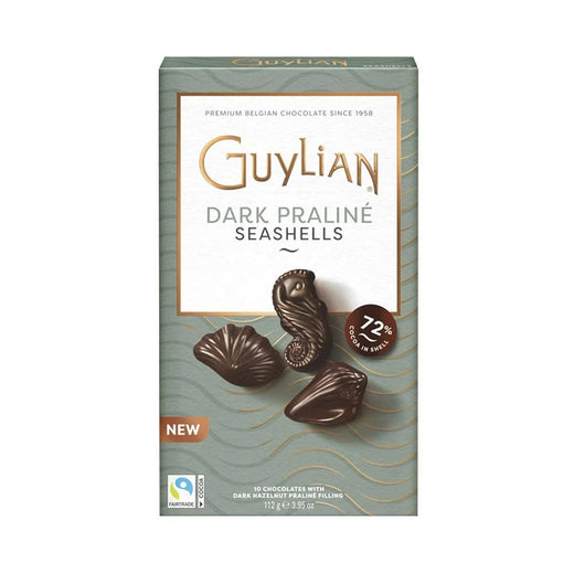 Chocolate Guylian Sea Shells Dark 112g - Famiglie Sirna Battistella Mercato - GUYLIAN