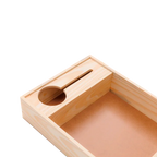 Caixote de Madeira FSBM – Porta Vinho com Encaixe para Taça 30x40