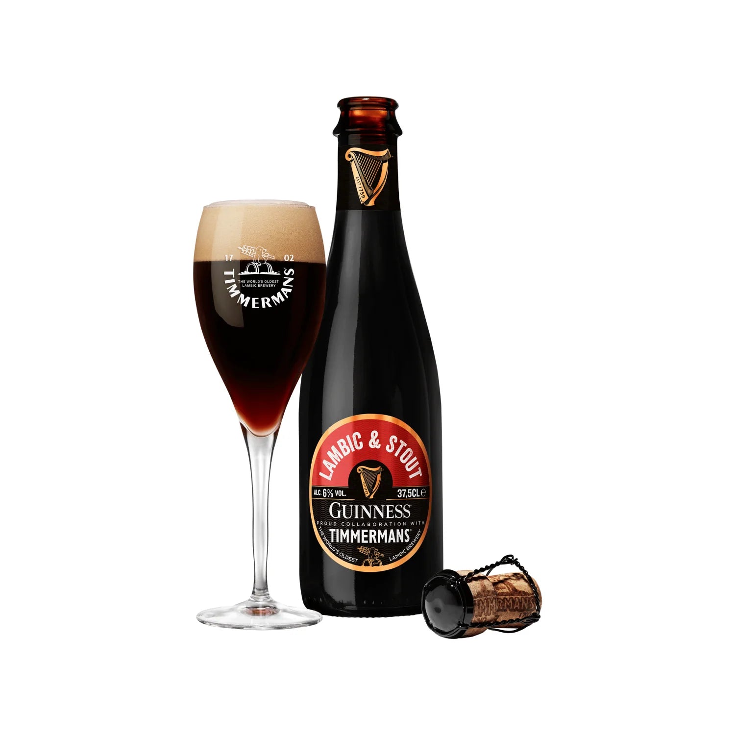 Cerveja Guinness & Timmermans Lambic Stout 375 ml