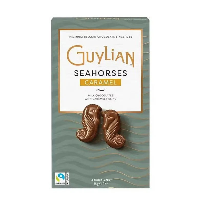CHOCOLATE BELGA GUYLIAN SEAHORSES CARAMEL 85 G