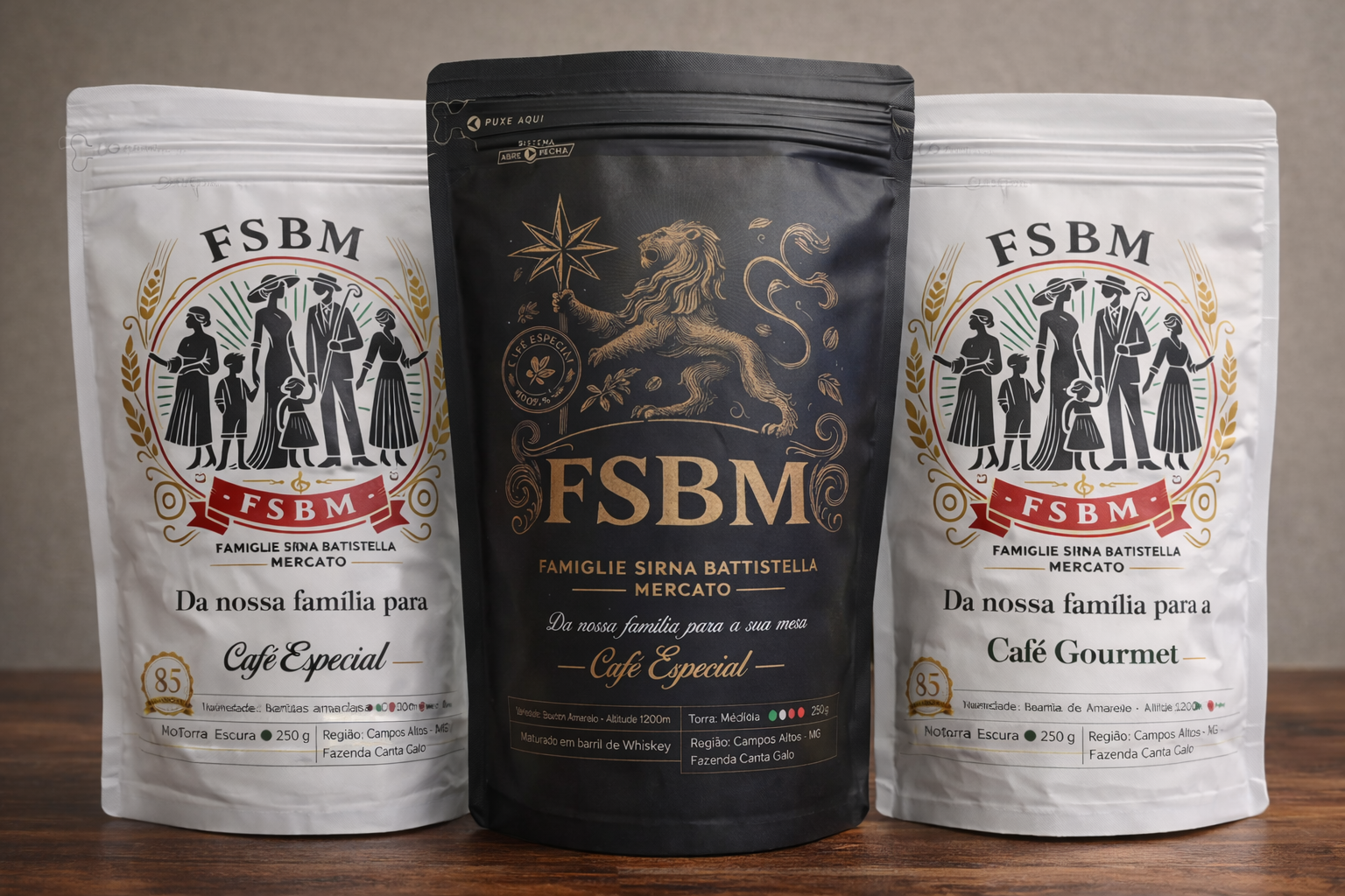 Seleção de Cafés FSBM — Linha Completa