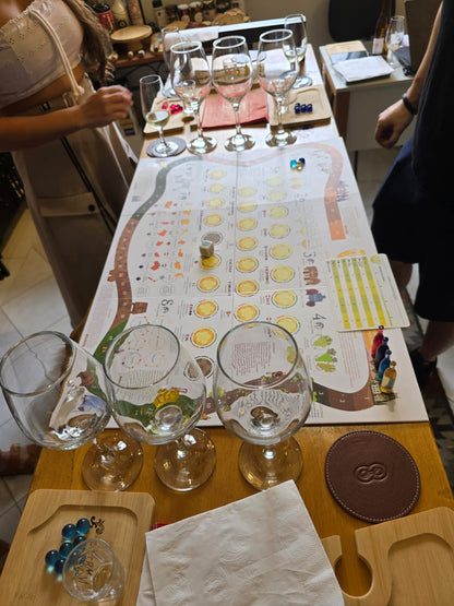 Degustação de Vinhos - Jogo "Mestre dos Vinhos Brancos"