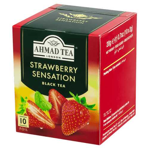 Ahmad Tea Strawberry Sensation 20g - Famiglie Sirna Battistella Mercato - AHMAD
