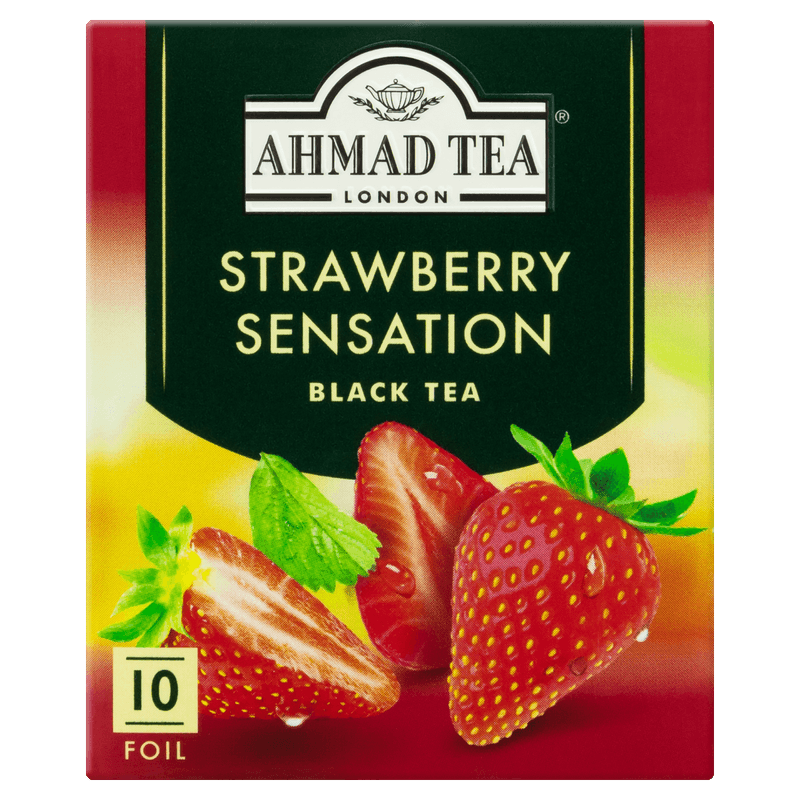 Ahmad Tea Strawberry Sensation 20g - Famiglie Sirna Battistella Mercato - AHMAD