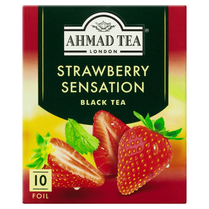 Ahmad Tea Strawberry Sensation 20g - Famiglie Sirna Battistella Mercato - Famiglie Sirna Battistella Mercato