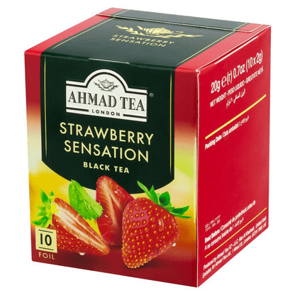 Ahmad Tea Strawberry Sensation 20g - Famiglie Sirna Battistella Mercato - Famiglie Sirna Battistella Mercato