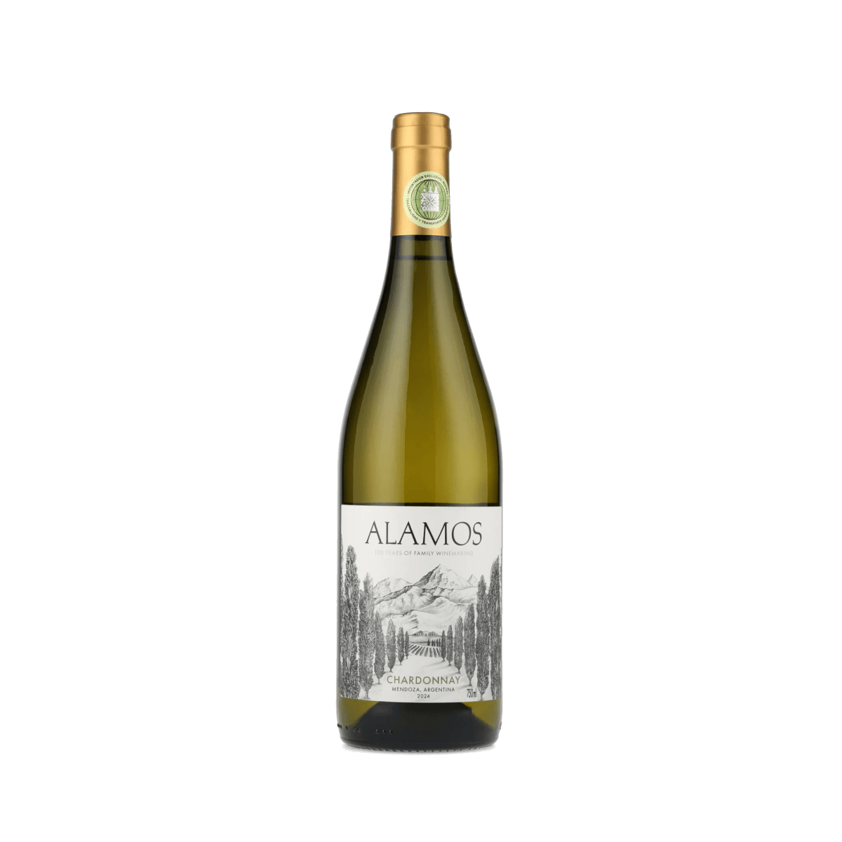 Alamos Chardonnay 2024 750 ml - Famiglie Sirna Battistella Mercato - Alamos