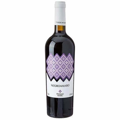 Vinho Poggio Maru Negroamaro Salento IGP 750ml