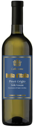 Bella d’Italia Pinot Grigio Delle Venezie DOC 2024 750 ml - Famiglie Sirna Battistella Mercato - Famiglie Sirna Battistella Mercato