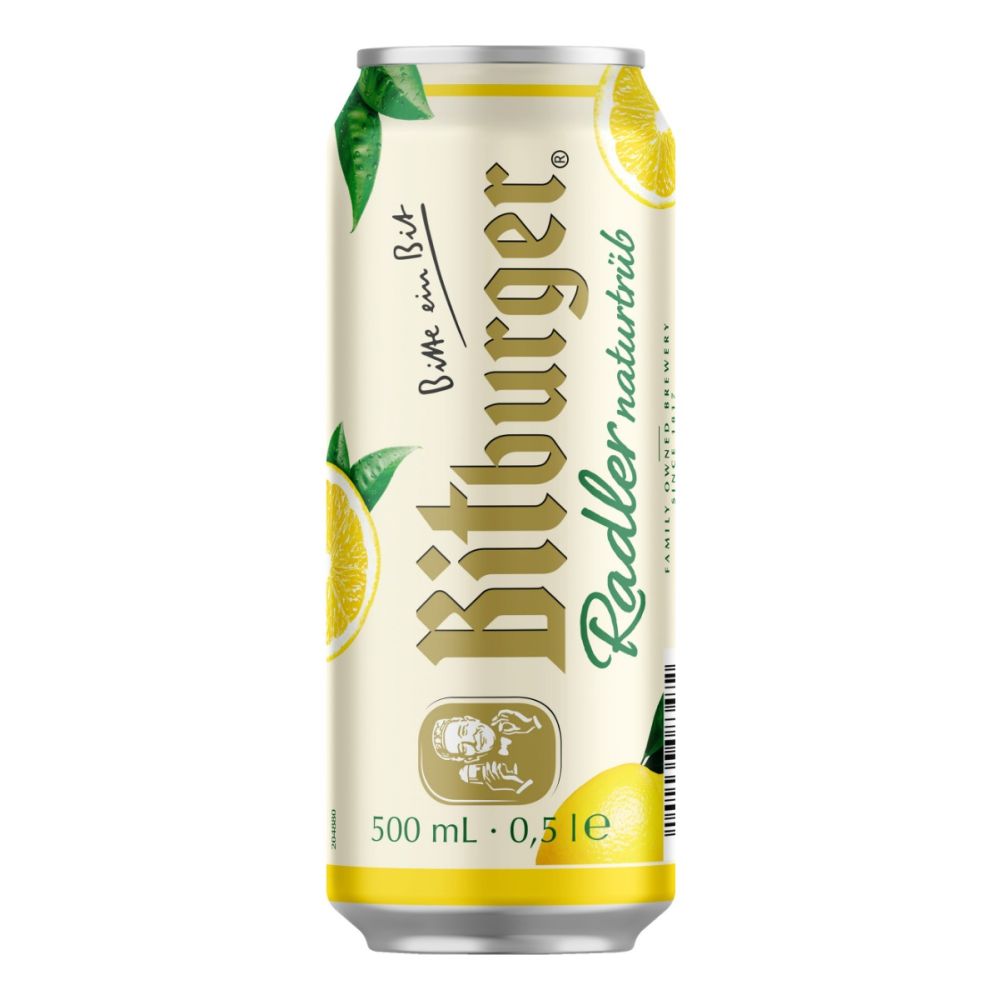 Bitburger Radler Naturtrüb Lata 500ml - Famiglie Sirna Battistella Mercato - Bitburger Brauerei