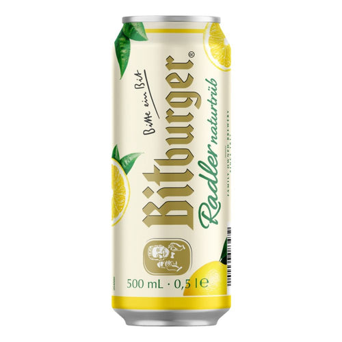 Bitburger Radler Naturtrüb Lata 500ml - Famiglie Sirna Battistella Mercato - Bitburger Brauerei