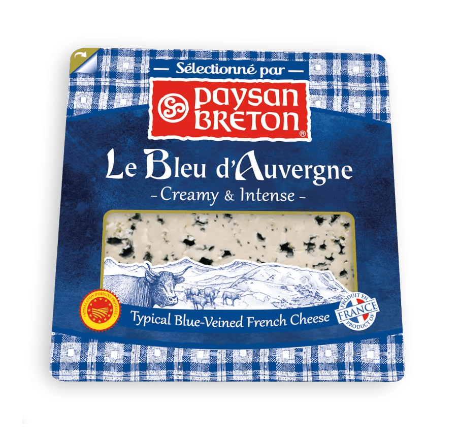 BLEU D AUVERGNE PAYSAN 125G - Famiglie Sirna Battistella Mercato - Paysan Breton