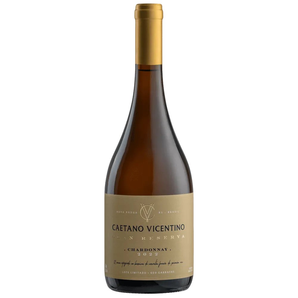 Caetano Vicentino Vinho Branco Gran Reserva Chardonnay 2022 - Famiglie Sirna Battistella Mercato - Caetano Vicentino