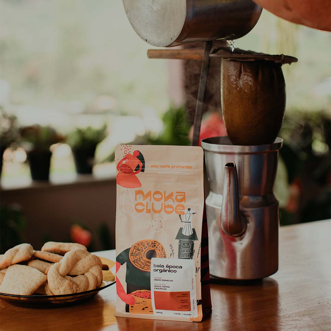 Café Bela Época Orgânico 250g - Famiglie Sirna Battistella Mercato - MOKA CLUBE MATRIZ