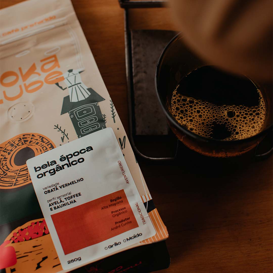 Café Bela Época Orgânico 250g - Famiglie Sirna Battistella Mercato - MOKA CLUBE MATRIZ