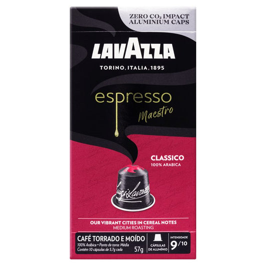 Café Torrado e Moído Espresso Clássico em Cápsulas Lavazza 57g - Famiglie Sirna Battistella Mercato - Lavazza