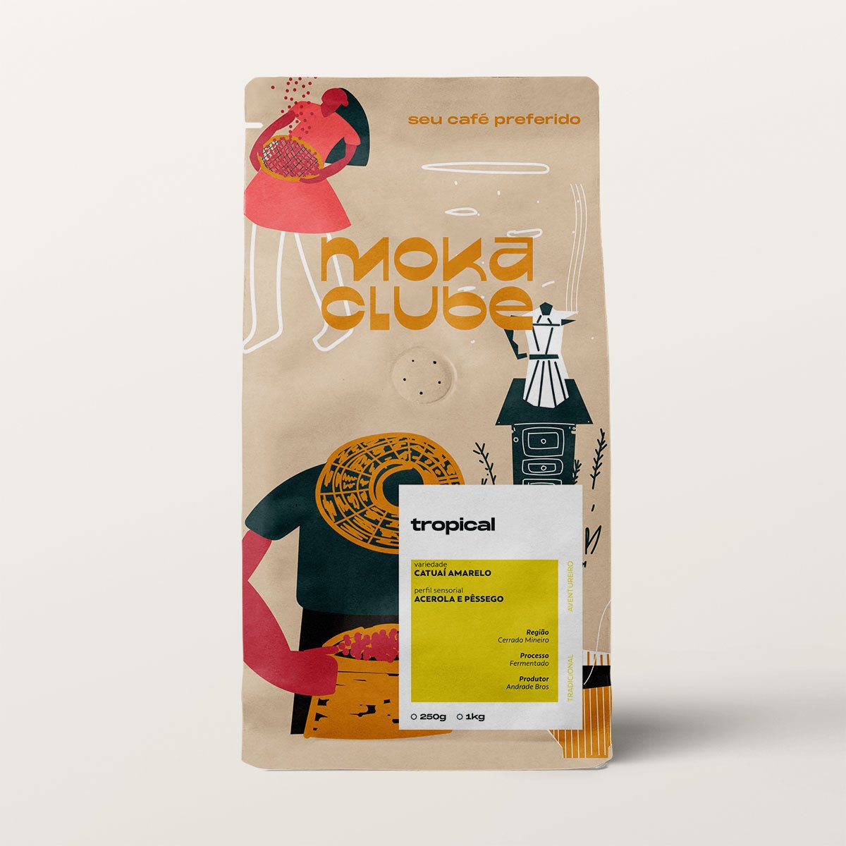 Café Tropical 250g - Famiglie Sirna Battistella Mercato - MOKA CLUBE MATRIZ