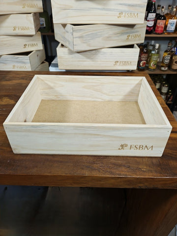 Caixote Box Bandeja Madeira - 25X35 - Famiglie Sirna Battistella Mercato - Famiglie Sirna Battistella Mercato