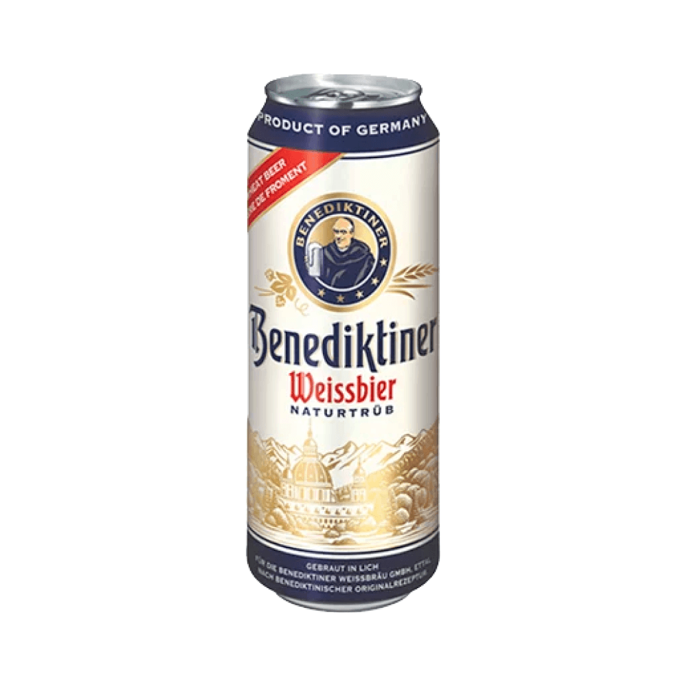 Cerveja Benediktiner Weissbier Lata 500ml - Famiglie Sirna Battistella Mercato - Benediktiner Weissbräu GmbH