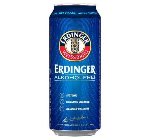 CERVEJA ERDINGER (SEM ALCOOL) ALKOHOLFREI LT 500 ML - Famiglie Sirna Battistella Mercato - rivatbrauerei ERDINGER Weißbräu Werner Brombach GmbH