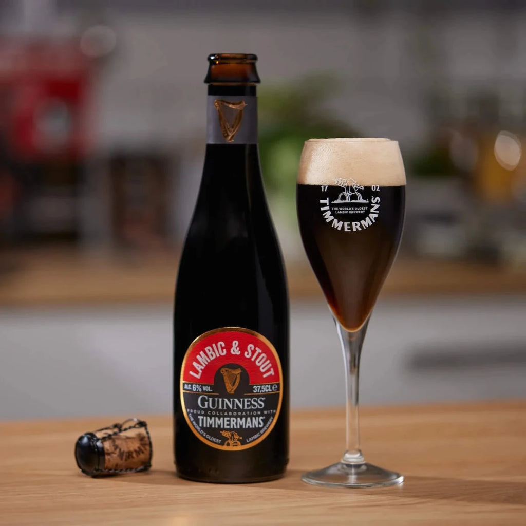 Cerveja Guinness & Timmermans Lambic Stout 375 ml - Famiglie Sirna Battistella Mercato - Guinness & Timmermans