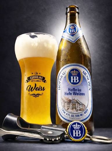 Cerveja Hofbräu Hefe Weizen 500 ml - Famiglie Sirna Battistella Mercato - Famiglie Sirna Battistella Mercato