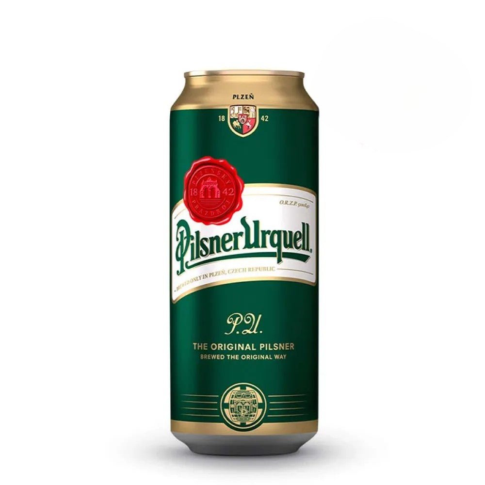 Cerveja Pilsner Urquell 500ml Lata - Famiglie Sirna Battistella Mercato - Pilsner Urquell Brewery