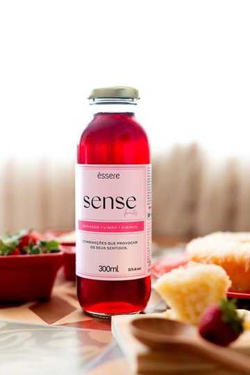 Chá Sense Fruity Éssere – Morango, Limão e Hibisco 300ml - Famiglie Sirna Battistella Mercato - Essere
