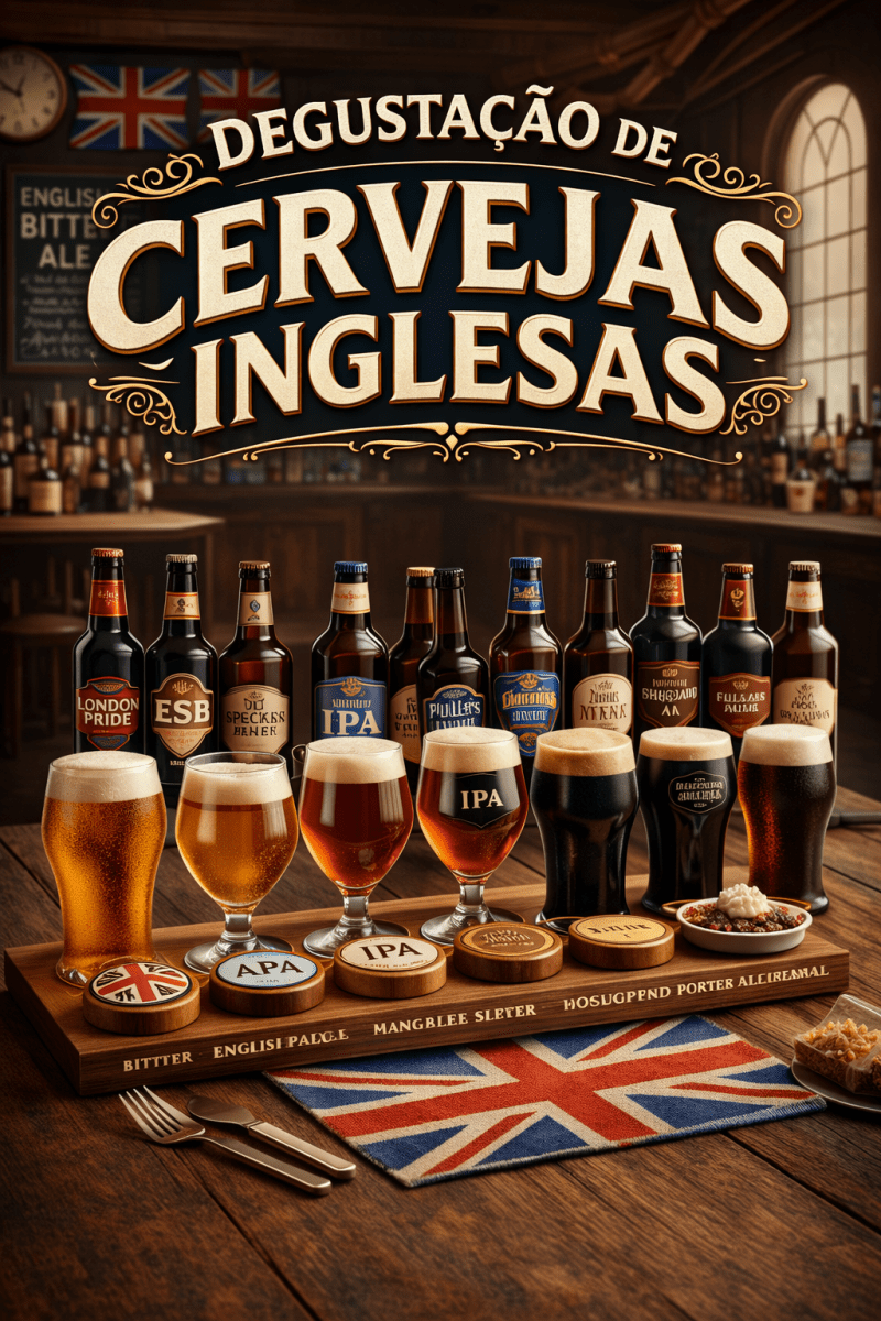 Degustação de Cervejas Inglesas - Famiglie Sirna Battistella Mercato - Famiglie Sirna Battistella Mercato