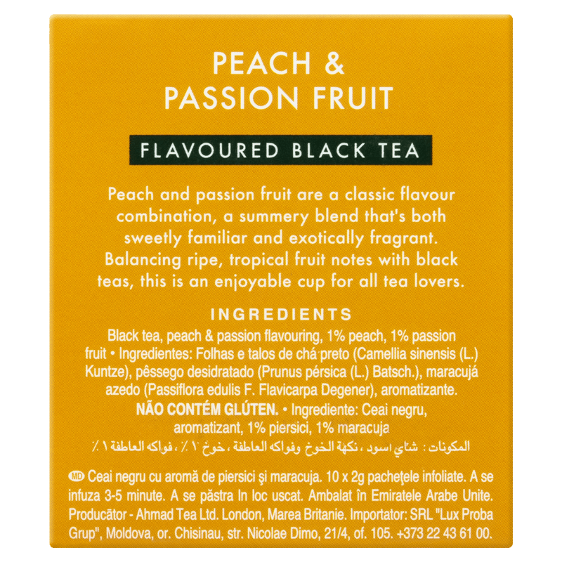 Ahmad Peach & Passion Fruit 20g