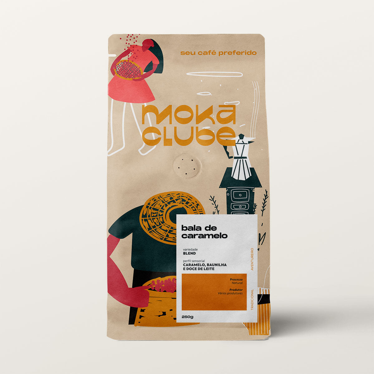 Café Bala de Caramelo 250g Moka