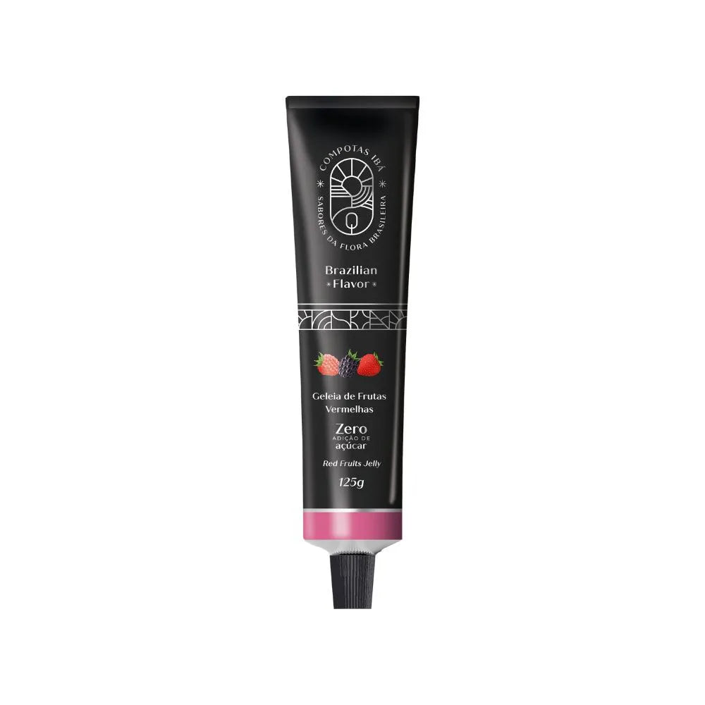 Compota de Frutas Vermelhas Zero Acucar - Iba - 125 gramas