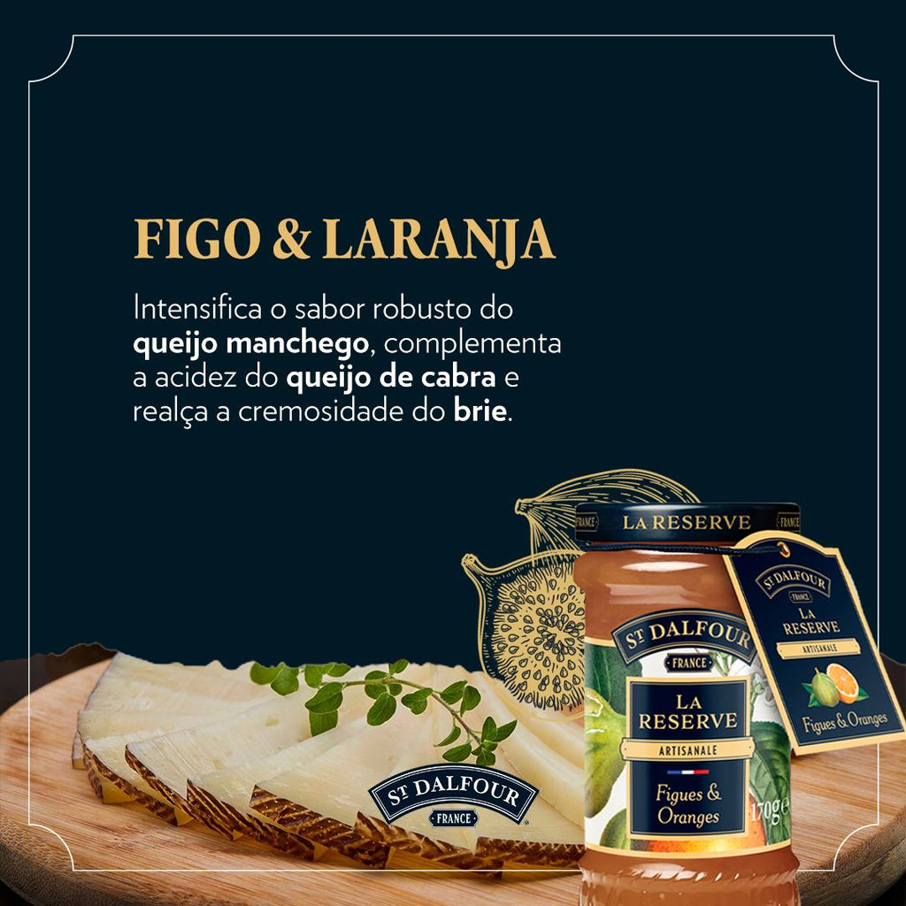 Geleia de Figo/Laranja Reserve St Dalfour 170g
