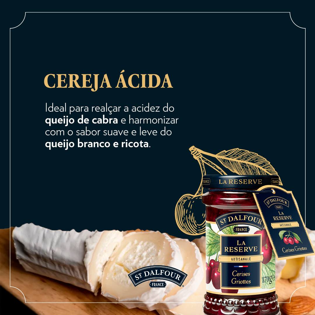 Geleia de Cereja La Reserve St Dalfour 170g - Famiglie Sirna Battistella Mercato - St Dalfour