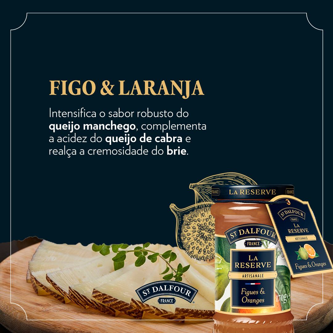 Geleia de Figo/Laranja Reserve St Dalfour 170g - Famiglie Sirna Battistella Mercato - St Dalfour