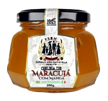 Geleia de Maracujá com Manga Famiglie Sirna Battistella Mercato 200g - Famiglie Sirna Battistella Mercato - Famiglie Sirna Battistella Mercato