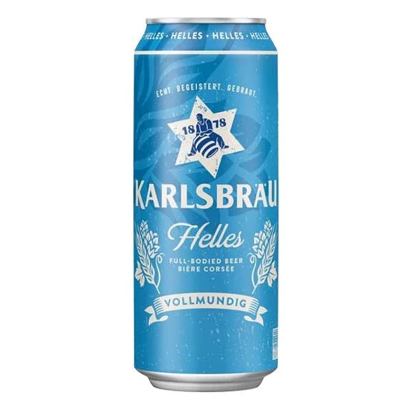 Karlsbrau Helles – Cerveja Lata 500ml - Famiglie Sirna Battistella Mercato - Karlsbräu Brauerei