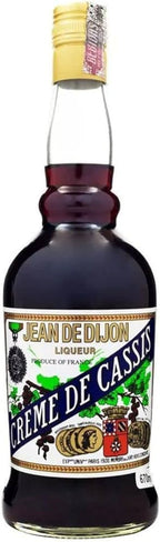 Licor Jean de Dijon Creme de Cassis 700ml - Famiglie Sirna Battistella Mercato - Jean de Dijon,