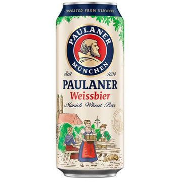 Paulaner Weissbier Munchen German Lata 500ml - Famiglie Sirna Battistella Mercato - Paulaner Brauerei