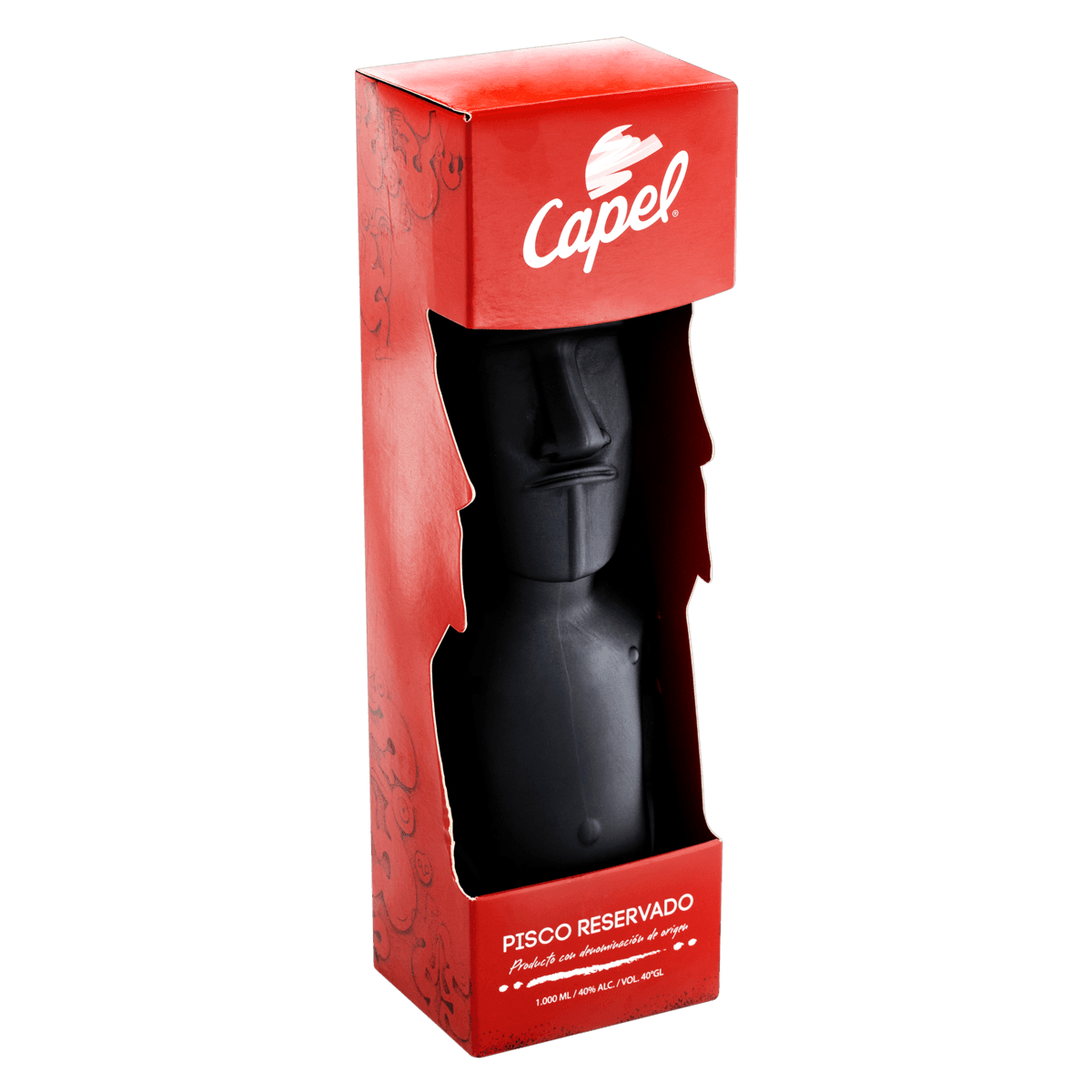 Pisco Capel Moai Reservado 1000ml - Famiglie Sirna Battistella Mercato - Pisquera Elqui