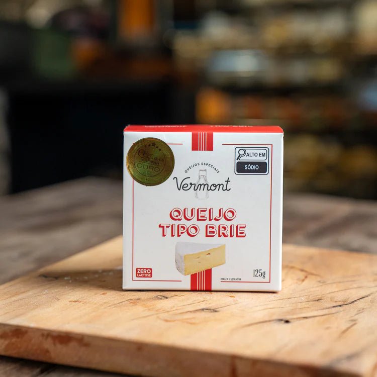 Queijo Tipo Brie Vermont - 125g - Famiglie Sirna Battistella Mercato - Pomerode