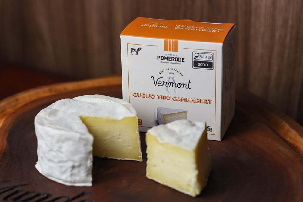 Queijo Tipo Camembert Vermont 125g - Famiglie Sirna Battistella Mercato - Pomerode