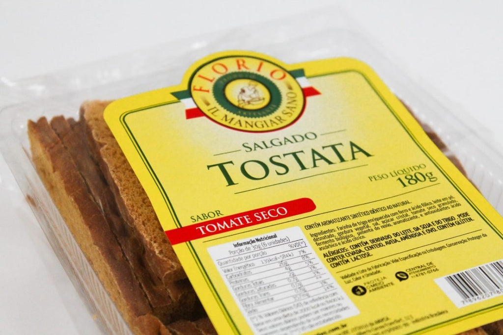 Tostata Tomate Seco 180g – Florio - Famiglie Sirna Battistella Mercato - Florio