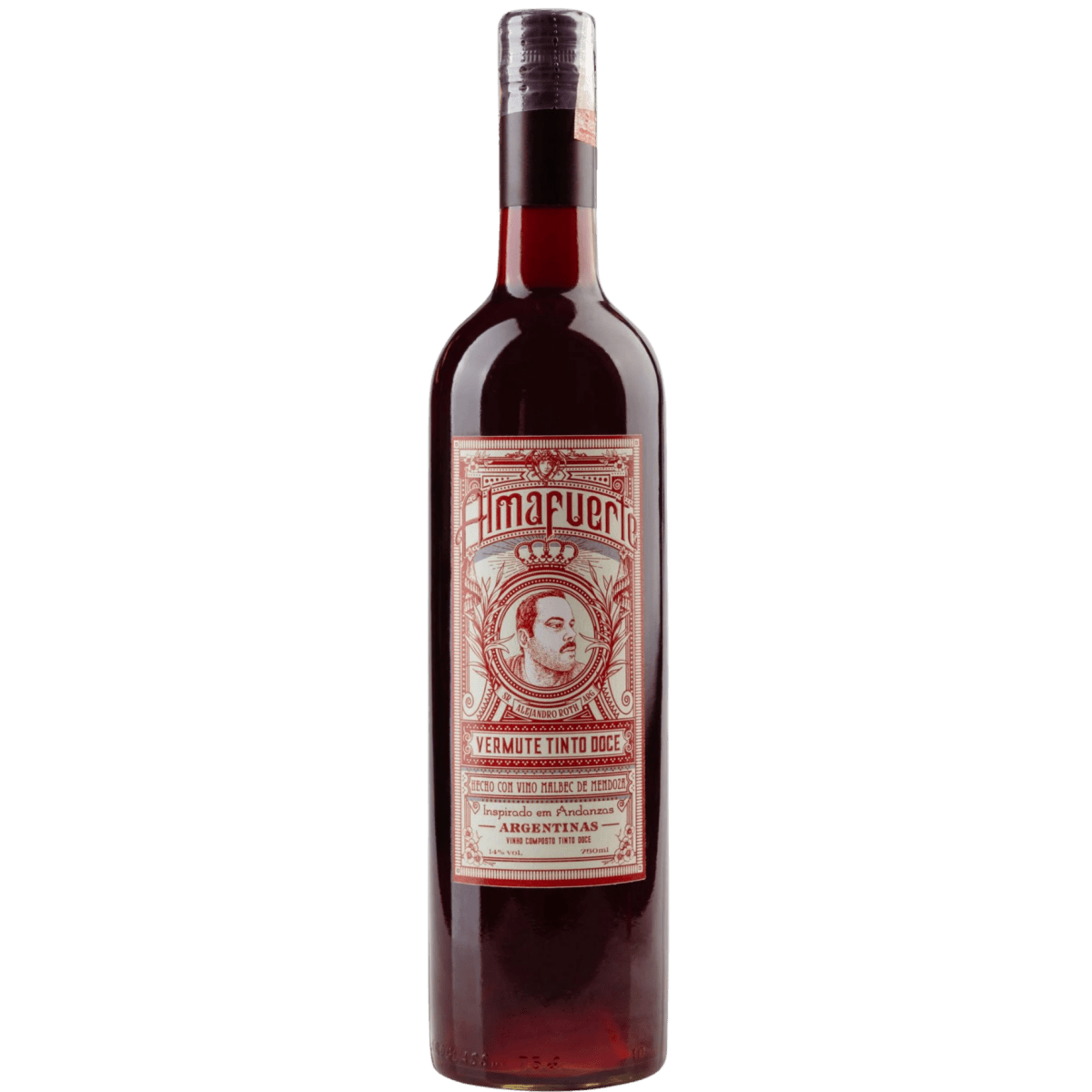 Vermute Almafuerte de Malbec 750ml - Famiglie Sirna Battistella Mercato - Bardêra