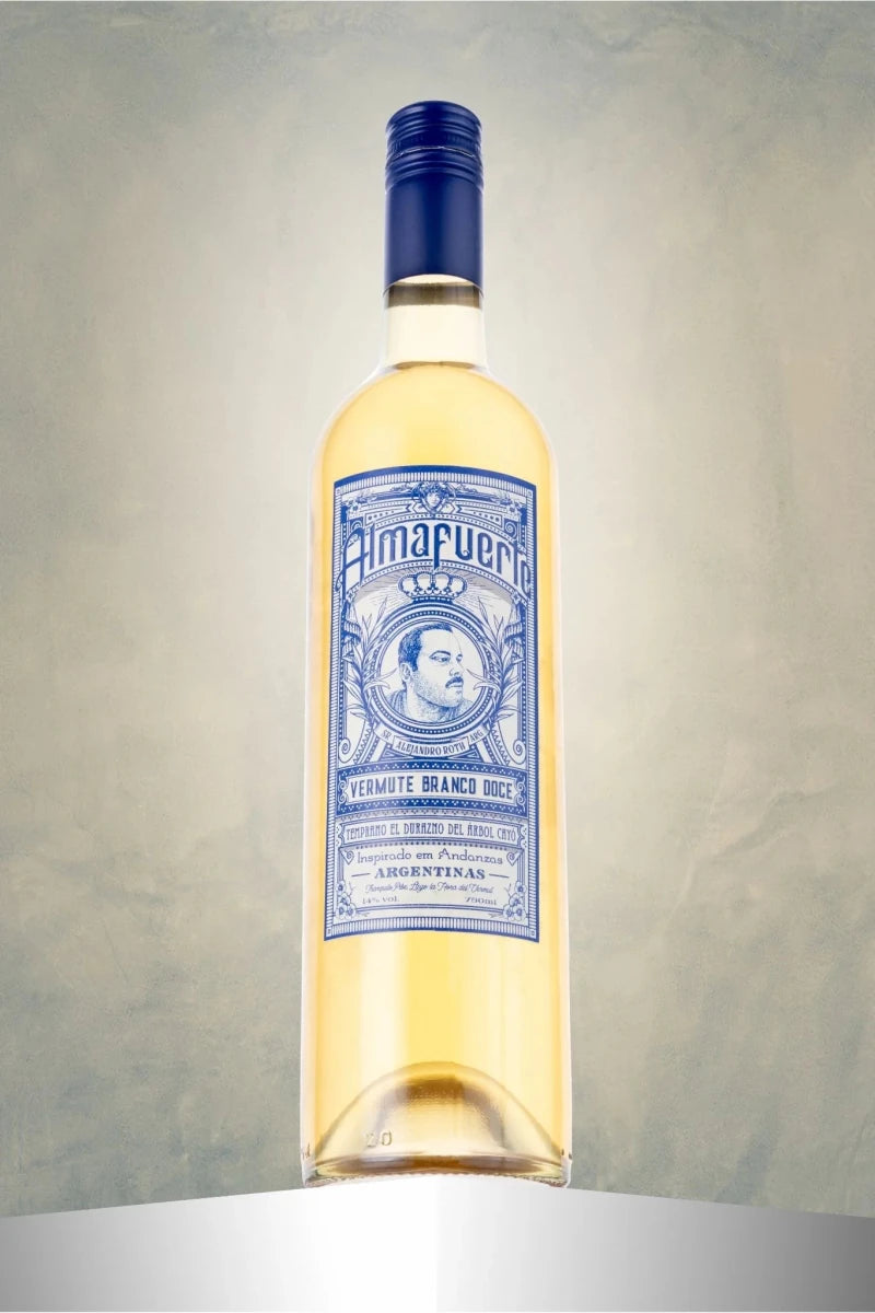 Vermute Branco Doce Almafuerte 750ml - Famiglie Sirna Battistella Mercato - Bardêra