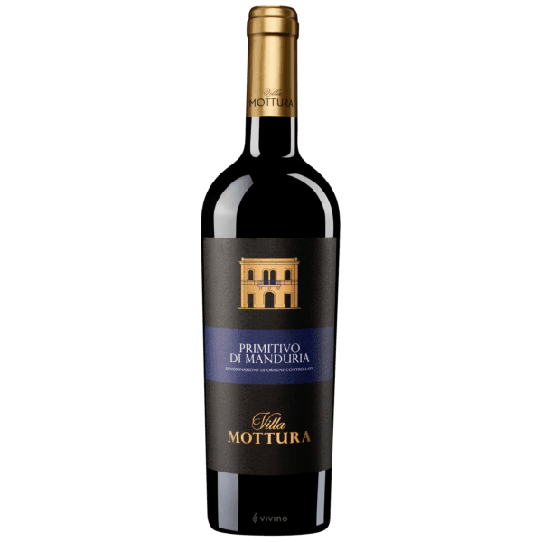 Villa Mottura Primitivo di Manduria DOC 750ml - Famiglie Sirna Battistella Mercato - Mottura Vini del Salento
