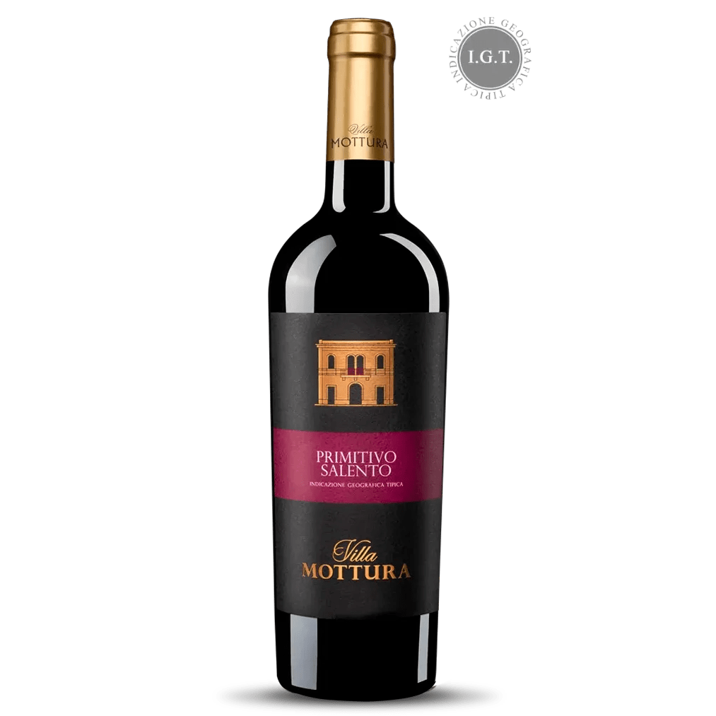 Villa Mottura Primitivo Salento IGT 750ml - Famiglie Sirna Battistella Mercato - Mottura Vini del Salento