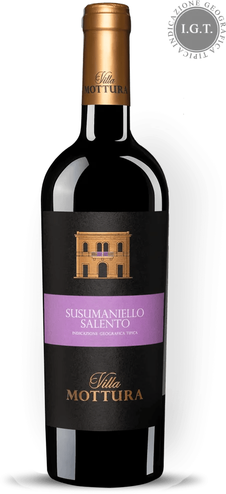 Villa Mottura Susumaniello Salento IGT 2023 - Famiglie Sirna Battistella Mercato - Mottura Vini del Salento
