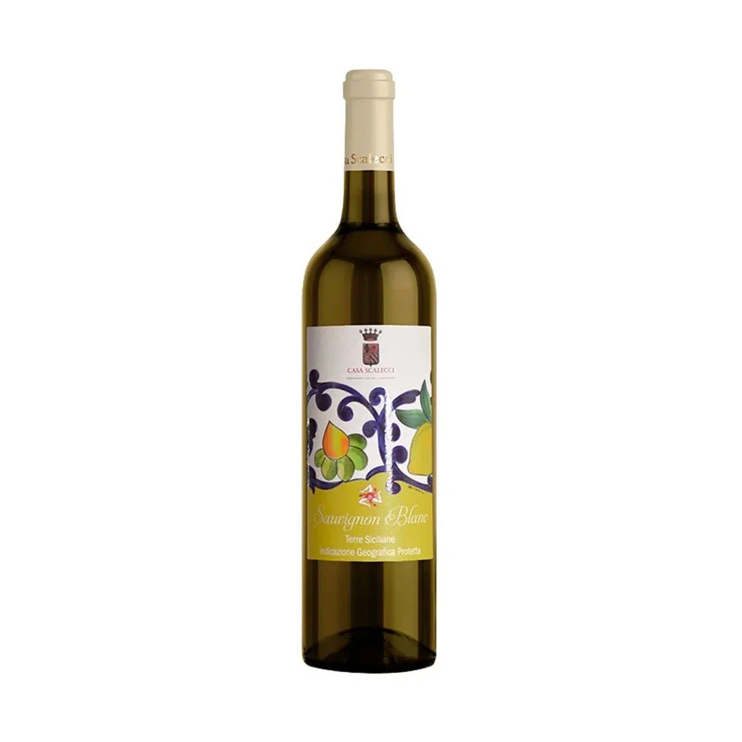 Vinho Casa Scalecci Sauvignon Blanc IGP Branco 750ml - Famiglie Sirna Battistella Mercato - Casa Scalecci